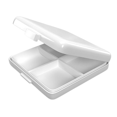 Porta Comprimido Diário 4 Divisóarias